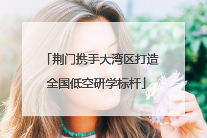 荆门携手大湾区打造全国低空研学标杆