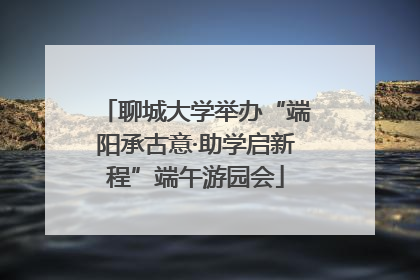 聊城大学举办“端阳承古意·助学启新程”端午游园会