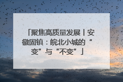 聚焦高质量发展丨安徽固镇：皖北小城的“变”与“不变”