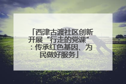 西津古渡社区创新开展“行走的党课”：传承红色基因、为民做好服务