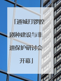 通城打锣腔剧种建设与非遗保护研讨会开幕