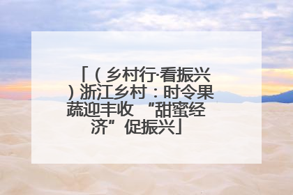 （乡村行·看振兴）浙江乡村：时令果蔬迎丰收 “甜蜜经济”促振兴