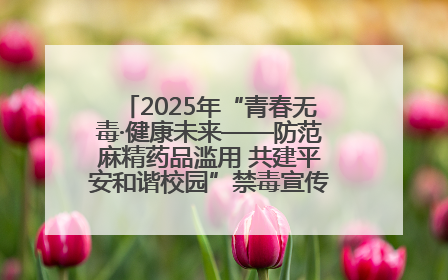 2025年“青春无毒·健康未来——防范麻精药品滥用 共建平安和谐校园”禁毒宣传专题活动在咸宁举行