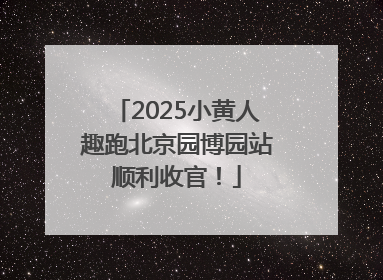 2025小黄人趣跑北京园博园站顺利收官！
