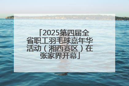 2025第四届全省职工羽毛球嘉年华活动（湘西赛区）在张家界开幕