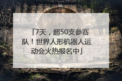 7天，超50支参赛队！世界人形机器人运动会火热报名中