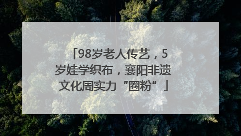 98岁老人传艺，5岁娃学织布，襄阳非遗文化周实力“圈粉”